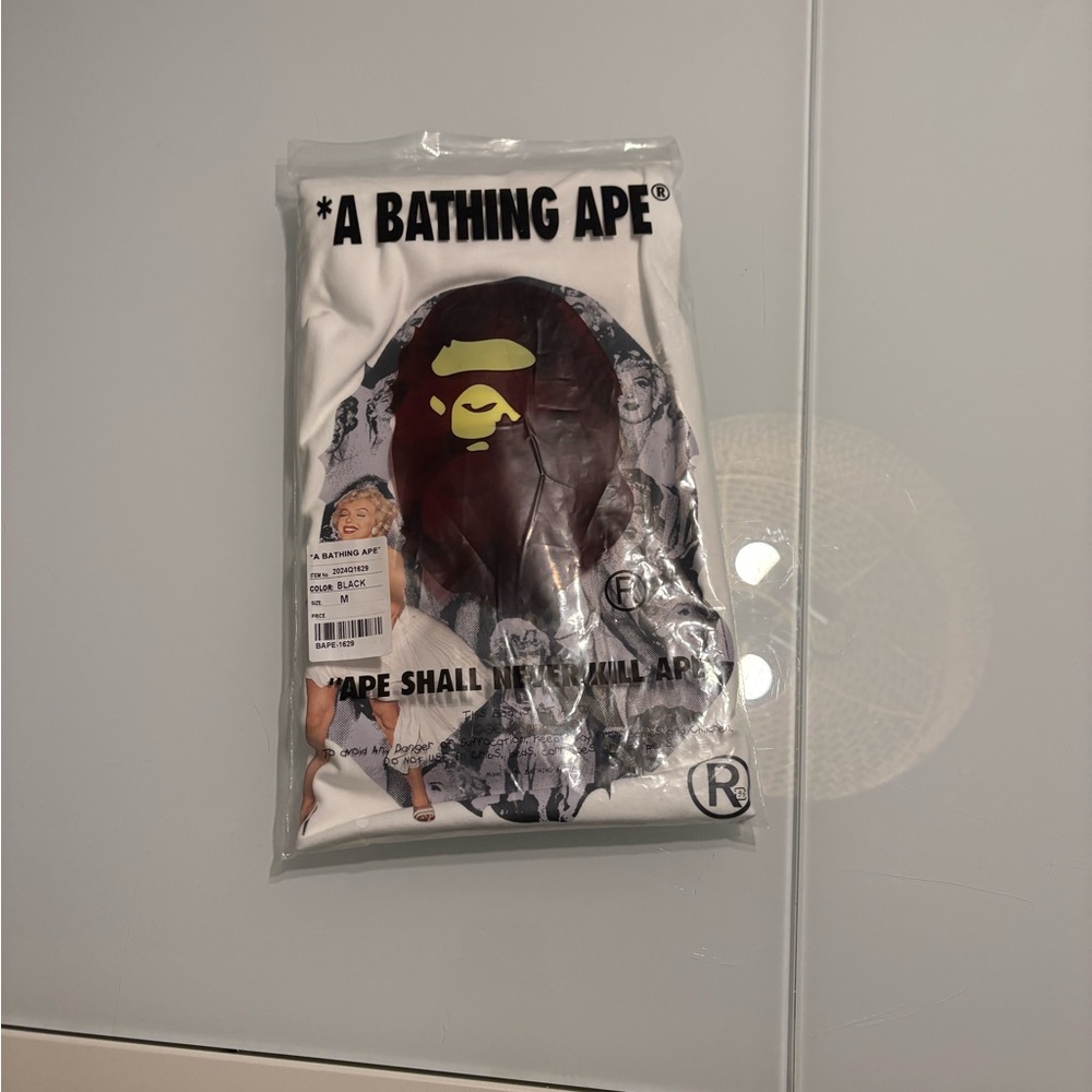 Bape White and Black tee